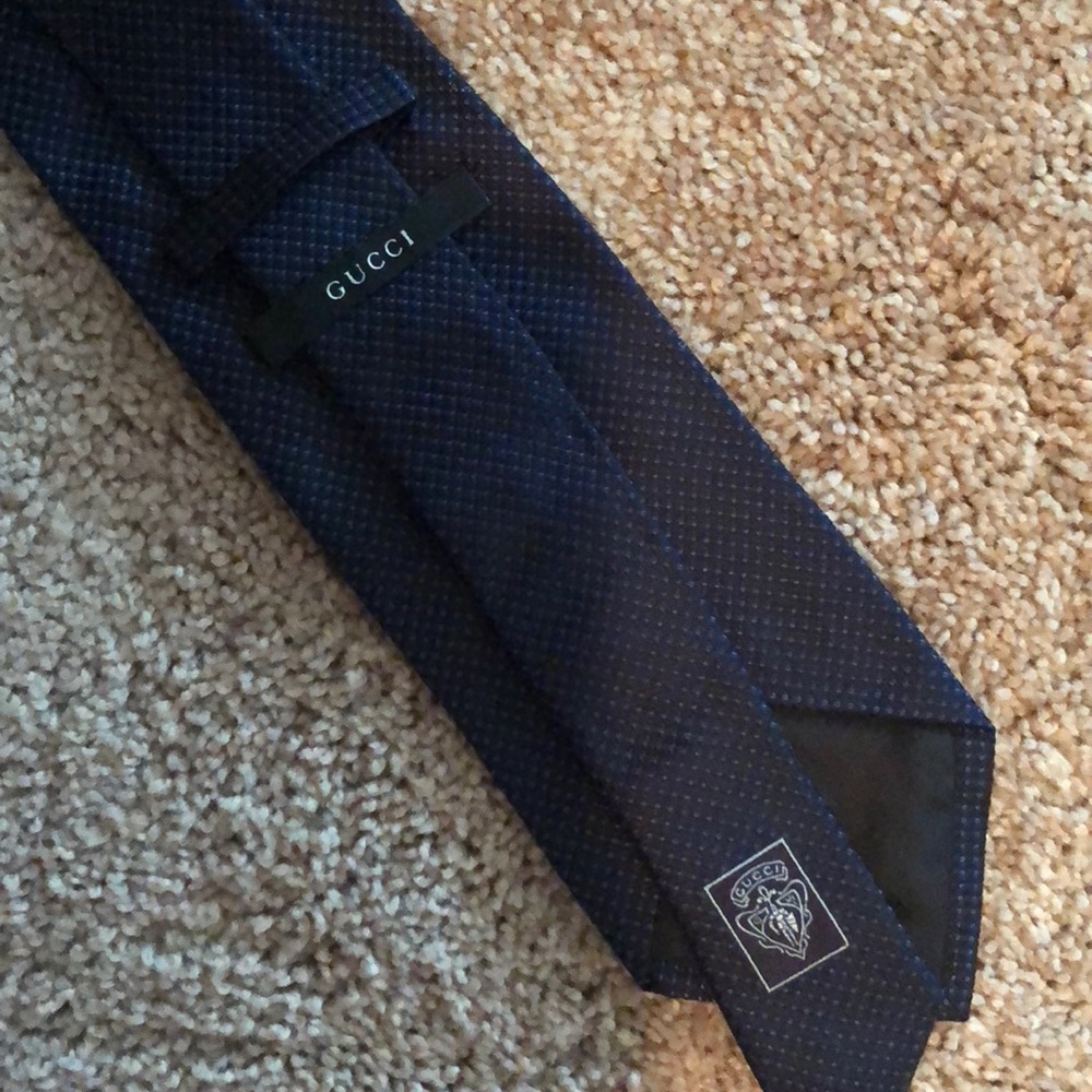 Gucci Blue Men’s Tie - Picture 2 of 3